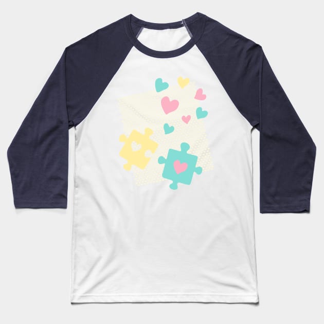 Pastel Lovers Baseball T-Shirt by XOOXOO